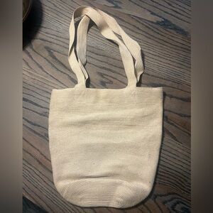 Happy Day Elegant Cream Tote Bag